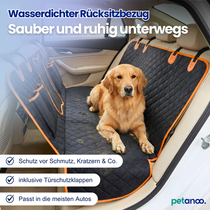 Wasserdichter Rücksitzbezug – Ordnung im Auto. Ruhige Fahrten.