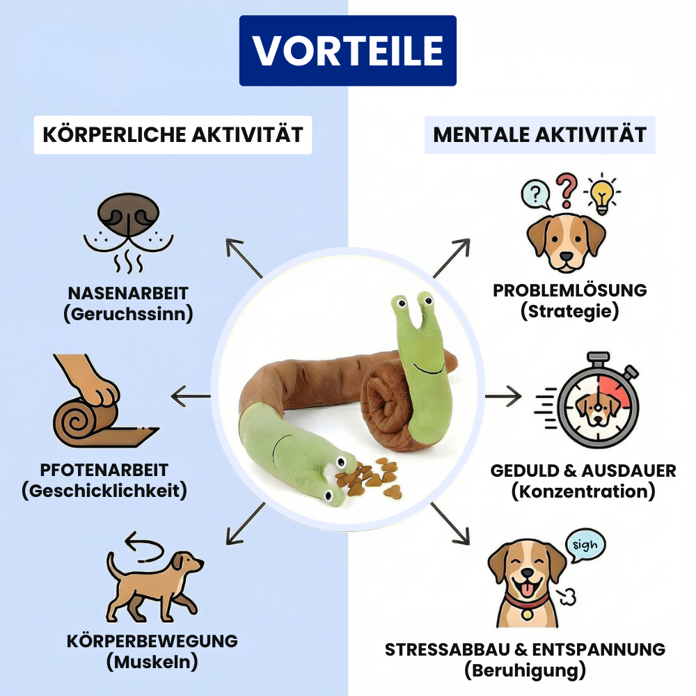 Schnüffelschnecke – Beschäftigung für Kopf & Körper