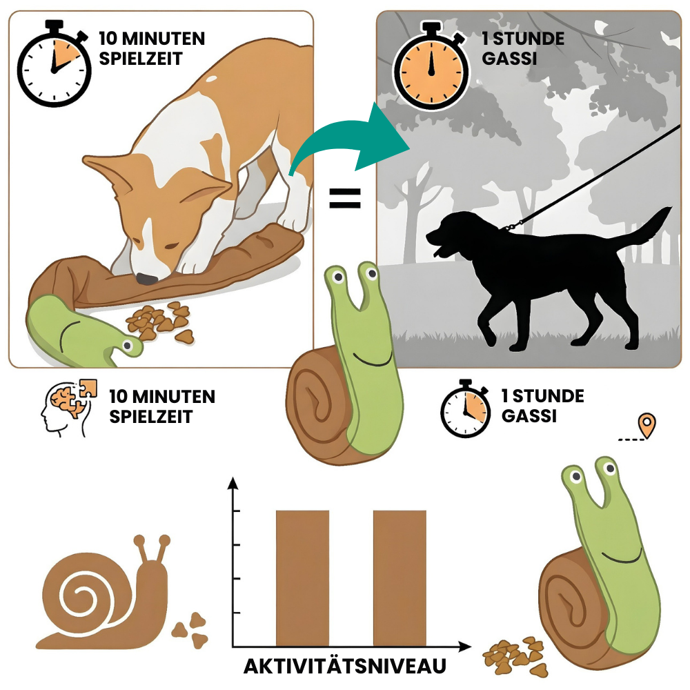 Schnüffelschnecke – Beschäftigung für Kopf & Körper