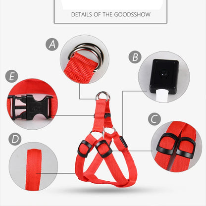 LED Nylon Hundegeschirr - verbesserte Sichtbarkeit